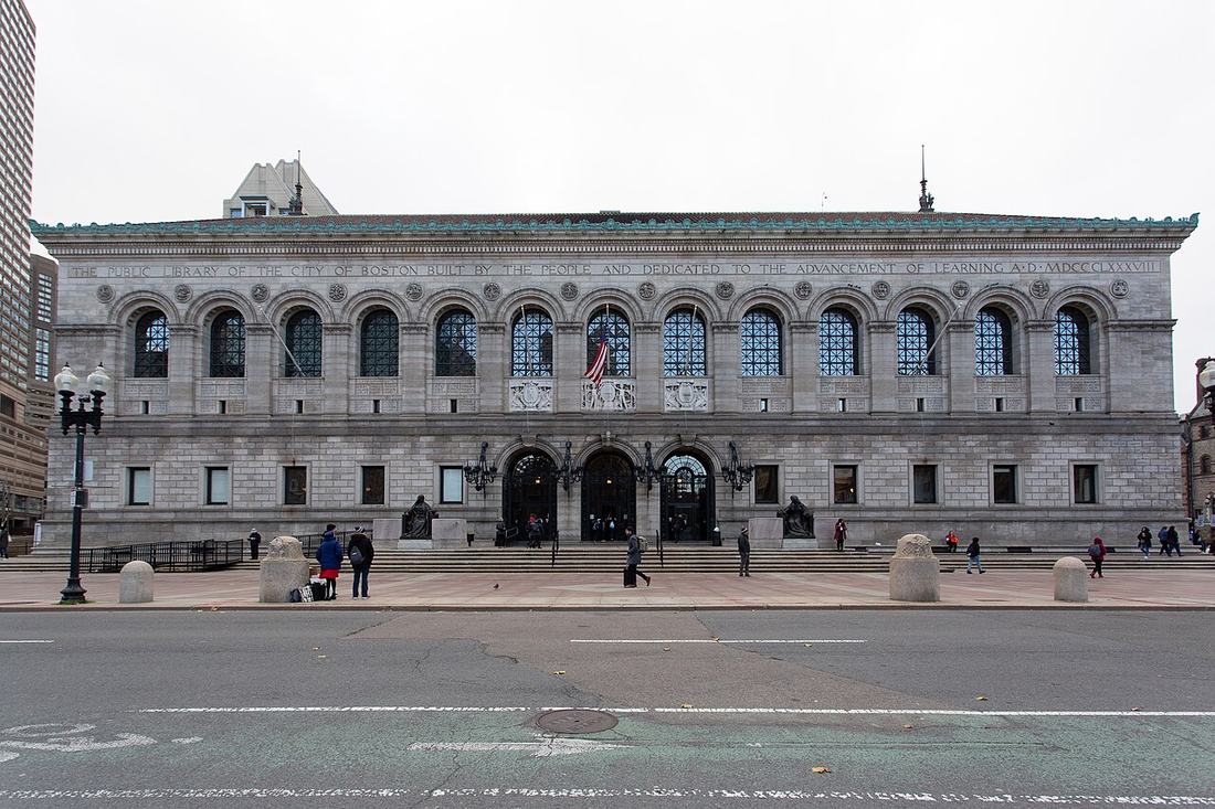 The Boston Public Library McKim Building