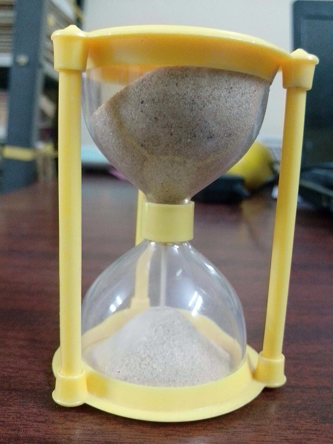 An hourglass