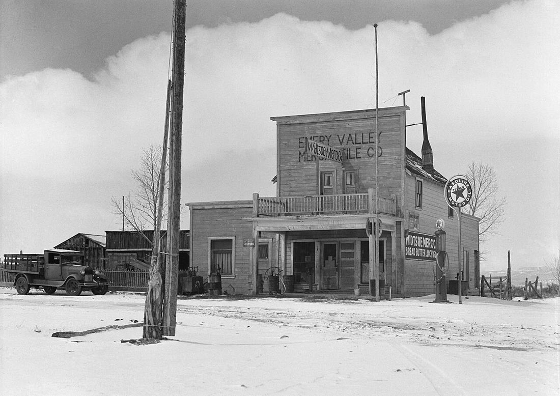 A grocery store in Widtsoe, Utah